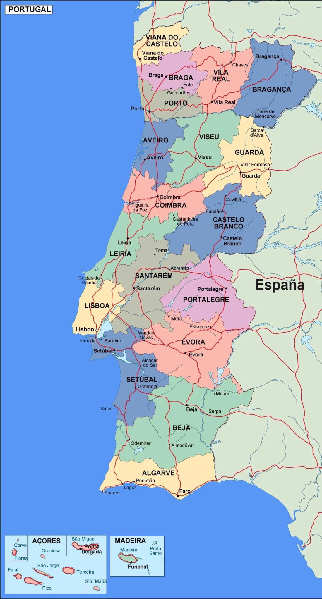 Estudiando Los Mapas De Portugal Una Visi n Detallada Escuela De Mapas